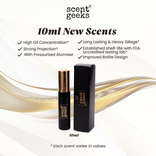10ml Scent Geeks New Scents