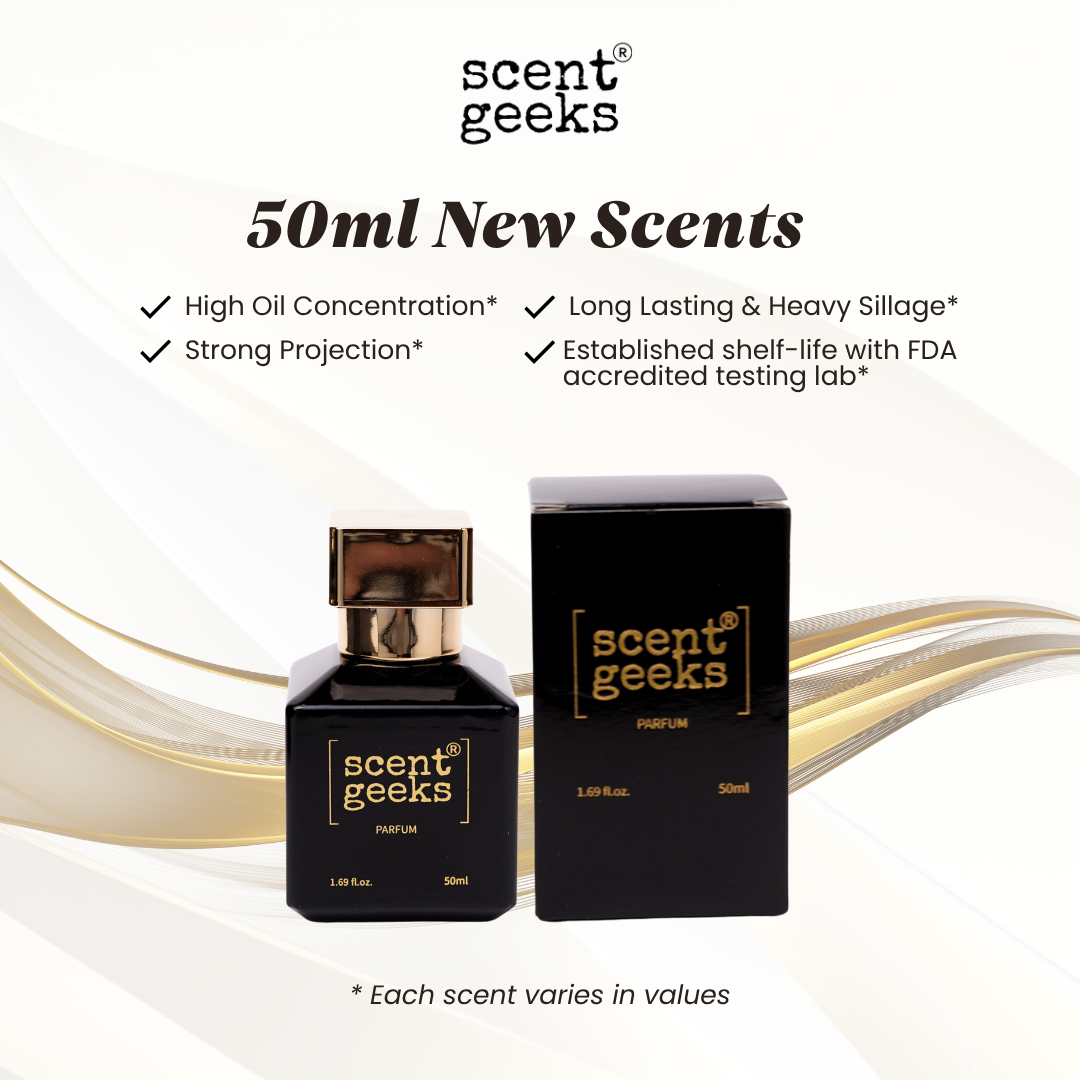 50ml Scent Geeks New Scents