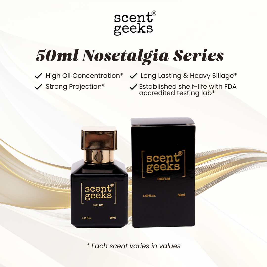 50ml Scent Geeks Nosetalgia Series